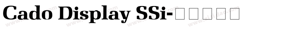 Cado Display SSi字体转换